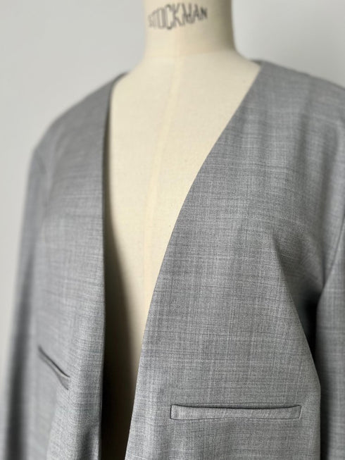 DEEP-V silk wool pullover